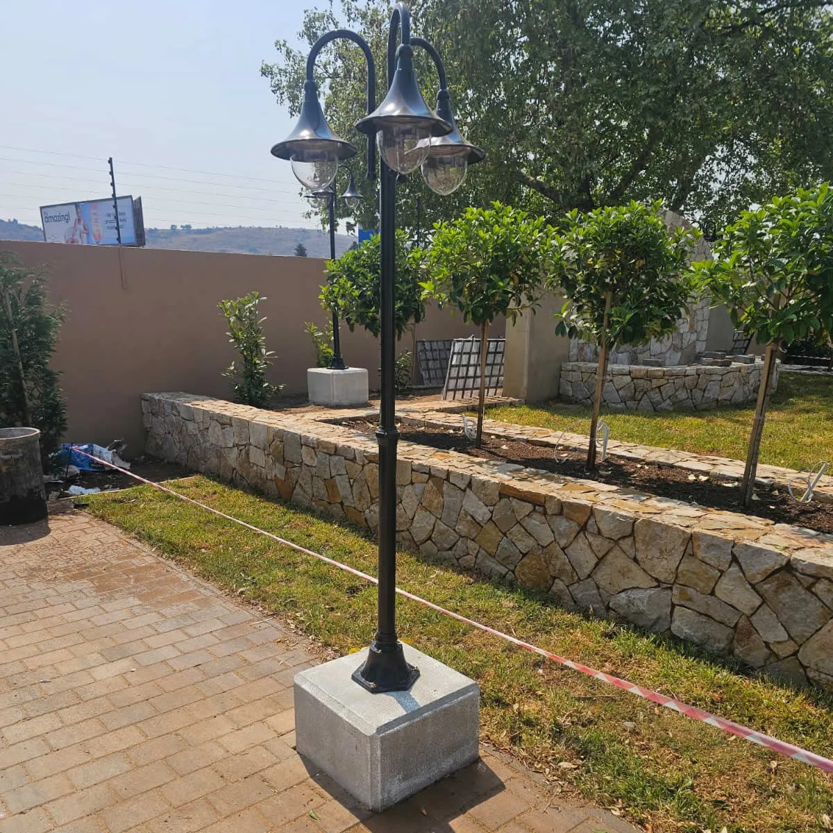 Cement lamp post example 2